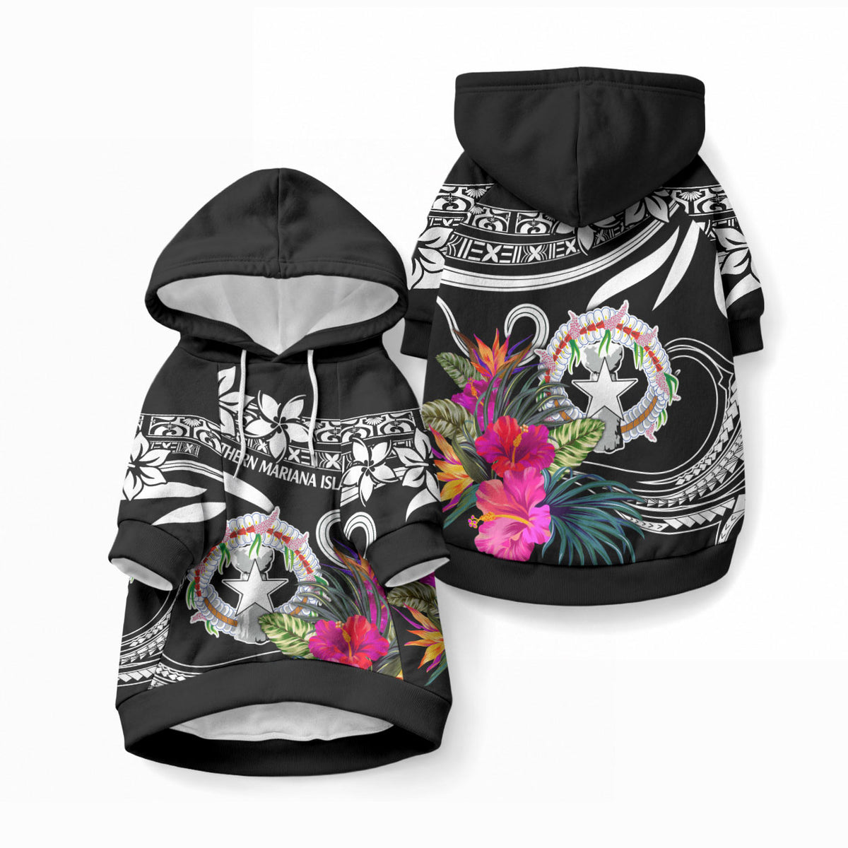 Northern Mariana Islands Pet Hoodie Happy Independence Day LT9 Pullover White - Polynesian Pride