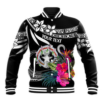 Custom Northern Mariana Islands Baseball Jacket Happy Independence Day LT9 Unisex White - Polynesian Pride