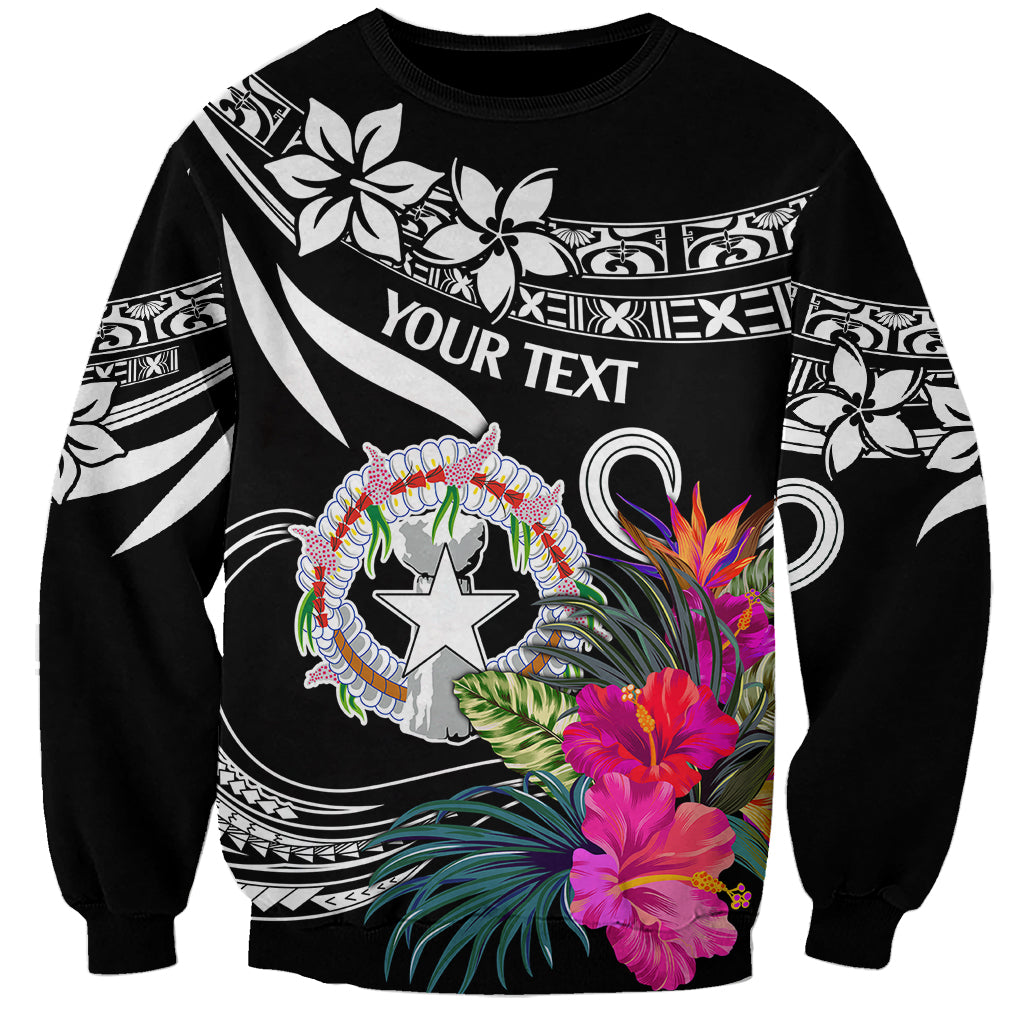 Custom Northern Mariana Islands Sweatshirt Happy Independence Day LT9 Unisex White - Polynesian Pride