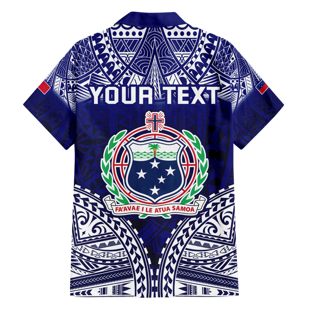 Personalised Samoa Coat Of Arms Family Matching Puletasi and Hawaiian Shirt With Polynesian Pattern Version