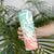 Polynesian Tribal Plumeria Skinny Tumbler with Hawaii Kanaka Maoli Bloom Version