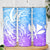 Polynesian Tribal Plumeria Skinny Tumbler with Hawaii Kanaka Maoli Blue Gradient Version