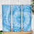 Tahitian Tiare Flower Skinny Tumbler Blue Polynesian Pattern