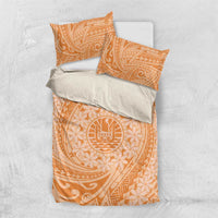 Tahitian Tiare Flower Bedding Set Gold Polynesian Pattern LT9 US Twin 172cm x 218cm Gold - Polynesian Pride