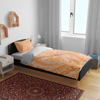Tahitian Tiare Flower Bedding Set Gold Polynesian Pattern LT9 - Polynesian Pride
