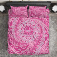 Tahitian Tiare Flower Bedding Set Pink Polynesian Pattern LT9 Pink - Polynesian Pride