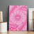 Tahitian Tiare Flower Canvas Wall Art Pink Polynesian Pattern