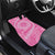 Tahitian Tiare Flower Car Mats Pink Polynesian Pattern