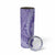 Tahitian Tiare Flower Skinny Tumbler Violet Polynesian Pattern