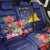 Personalised Tokelau Tropical Hibiscus Back Car Seat Cover With Polynesian Plumeria Tattoo