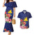 Personalised Tokelau Tropical Hibiscus Couples Matching Mermaid Dress and Hawaiian Shirt With Polynesian Plumeria Tattoo