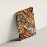 Hawaiian Style Tapa Canvas Wall Art Vintage Seamless Pattern - Polynesian Pride