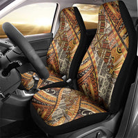 Hawaiian Style Tapa Car Seat Cover Vintage Seamless Pattern - Polynesian Pride