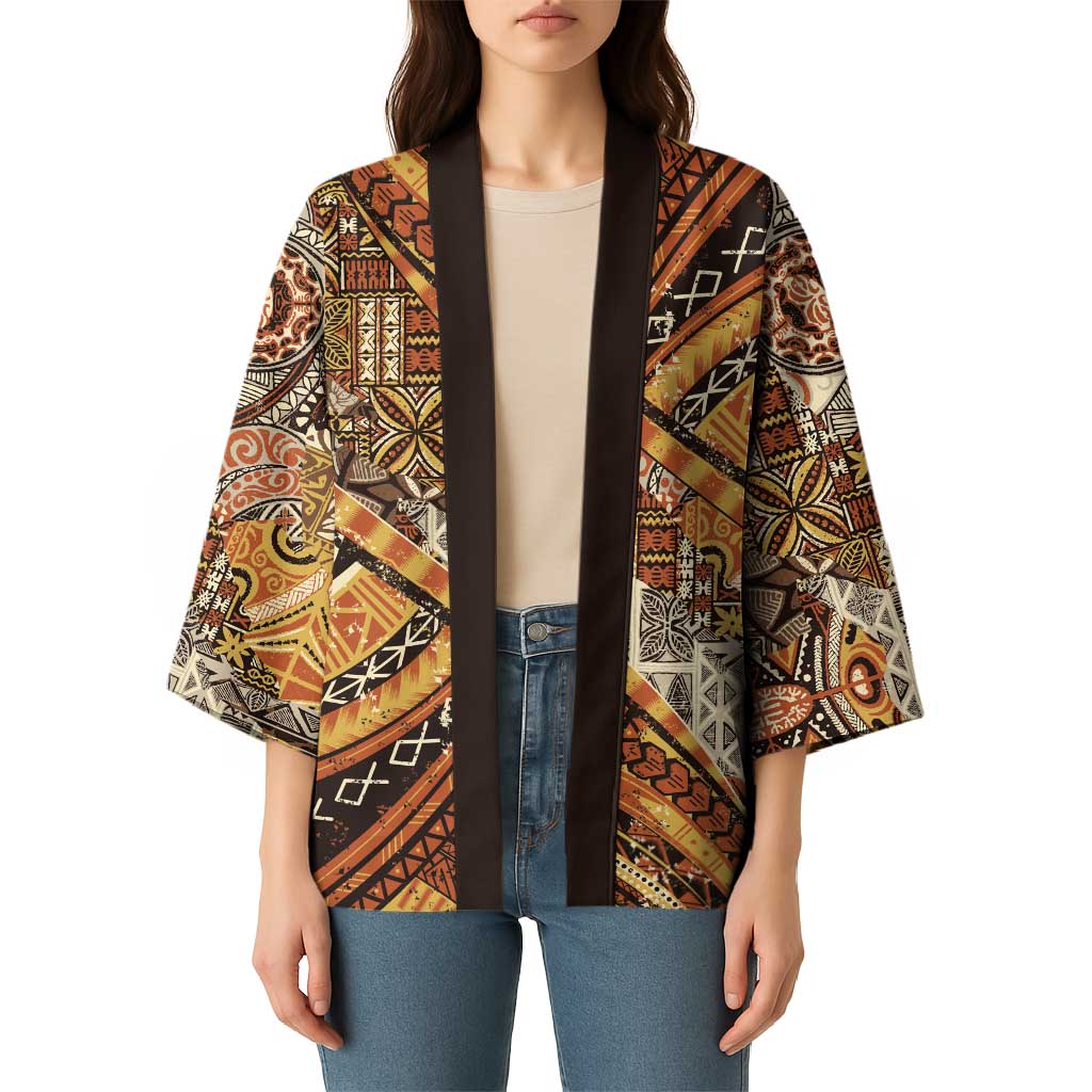 Hawaiian Style Tapa Kimono Vintage Seamless Pattern - Polynesian Pride