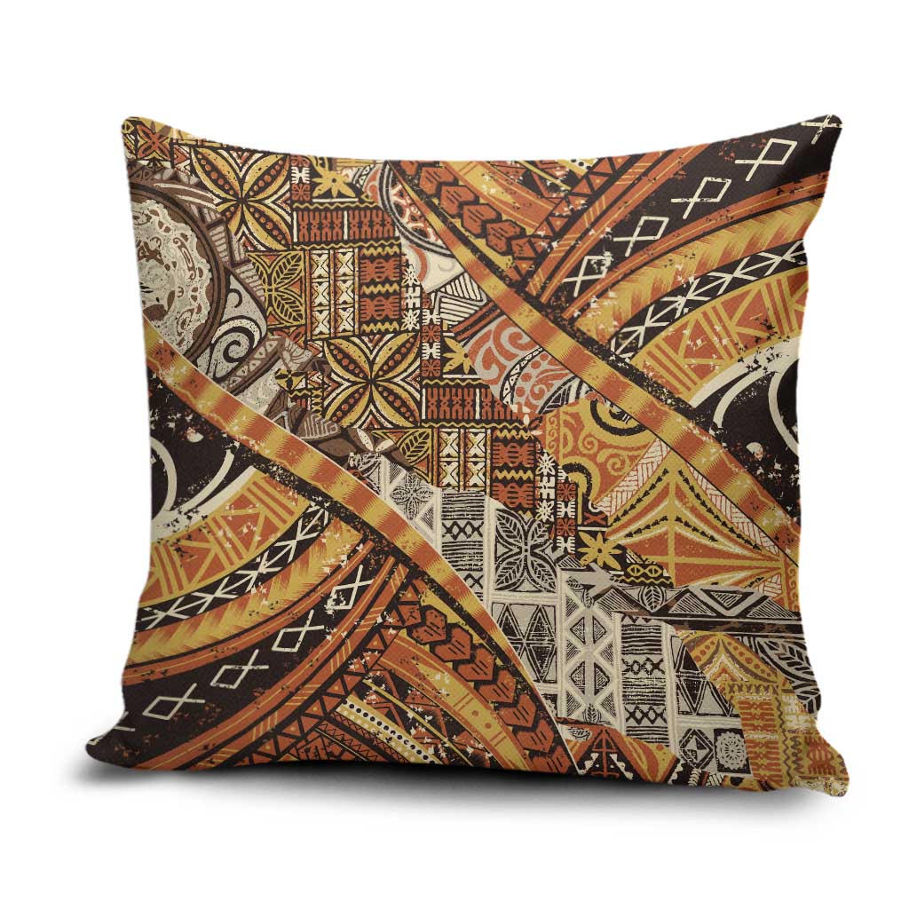 Hawaiian Style Tapa Pillow Cover Vintage Seamless Pattern LT9 Red - Polynesian Pride