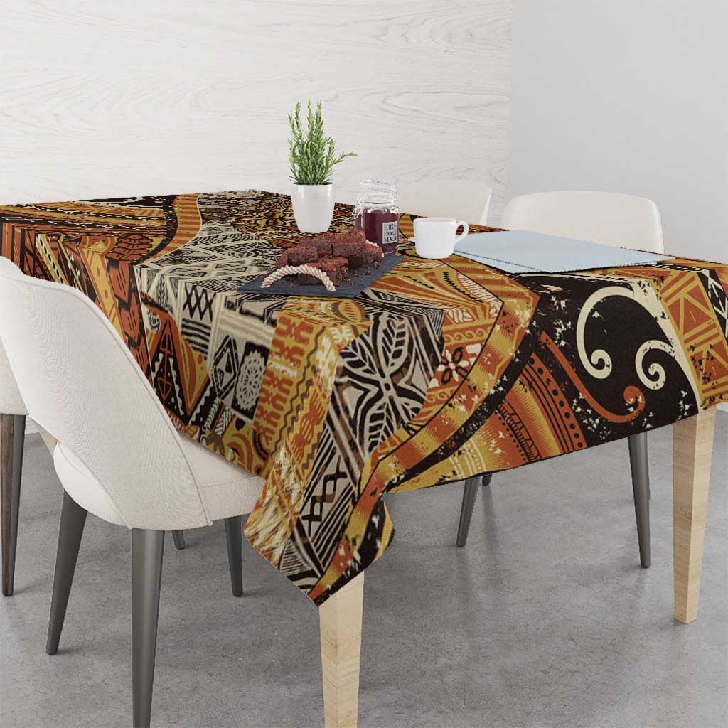 Hawaiian Style Tapa Tablecloth Vintage Seamless Pattern - Polynesian Pride