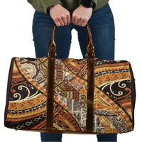 Hawaiian Style Tapa Travel Bag Vintage Seamless Pattern - Polynesian Pride