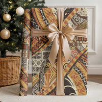 Hawaiian Style Tapa Wrapping Paper Vintage Seamless Pattern - Polynesian Pride