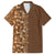 Hawaiian Tribal Elements Hibiscus Hawaiian Shirt Gold Pattern - Polynesian Pride