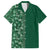 Hawaiian Tribal Elements Hibiscus Hawaiian Shirt Green Pattern - Polynesian Pride