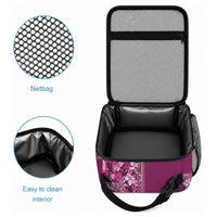 Hawaiian Tribal Elements Hibiscus Lunch Bag Pink Pattern LT9 - Polynesian Pride