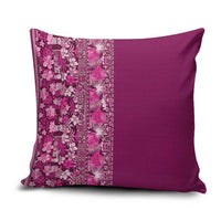 Hawaiian Tribal Elements Hibiscus Pillow Cover Pink Pattern LT9 Pink - Polynesian Pride
