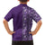 Hawaiian Tribal Elements Hibiscus Hawaiian Shirt Purple Pattern - Polynesian Pride