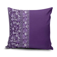 Hawaiian Tribal Elements Hibiscus Pillow Cover Purple Pattern LT9 Purple - Polynesian Pride