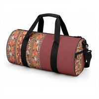 Hawaiian Tribal Elements Hibiscus Duffle Bag Red Pattern LT9 - Polynesian Pride
