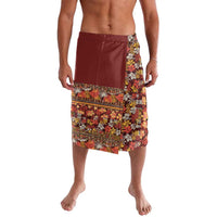 Hawaiian Tribal Elements Hibiscus Lavalava Red Pattern - Polynesian Pride