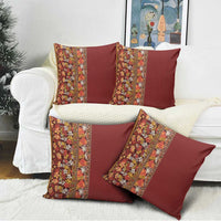 Hawaiian Tribal Elements Hibiscus Pillow Cover Red Pattern LT9 - Polynesian Pride