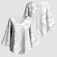 Lotu Tamaiti Samoan Polynesian Tribal Kimono Sleeve Blouse - Polynesian Pride