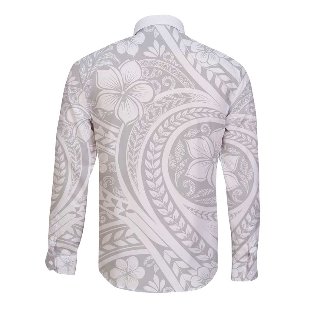 Lotu Tamaiti Samoan Polynesian Tribal Long Sleeve Button Shirt - Polynesian Pride