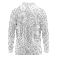 Lotu Tamaiti Samoan Polynesian Tribal Long Sleeve Polo Shirt - Polynesian Pride