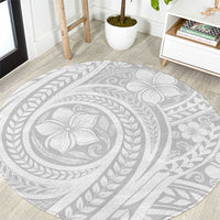 Lotu Tamaiti Samoan Polynesian Tribal Round Carpet - Polynesian Pride