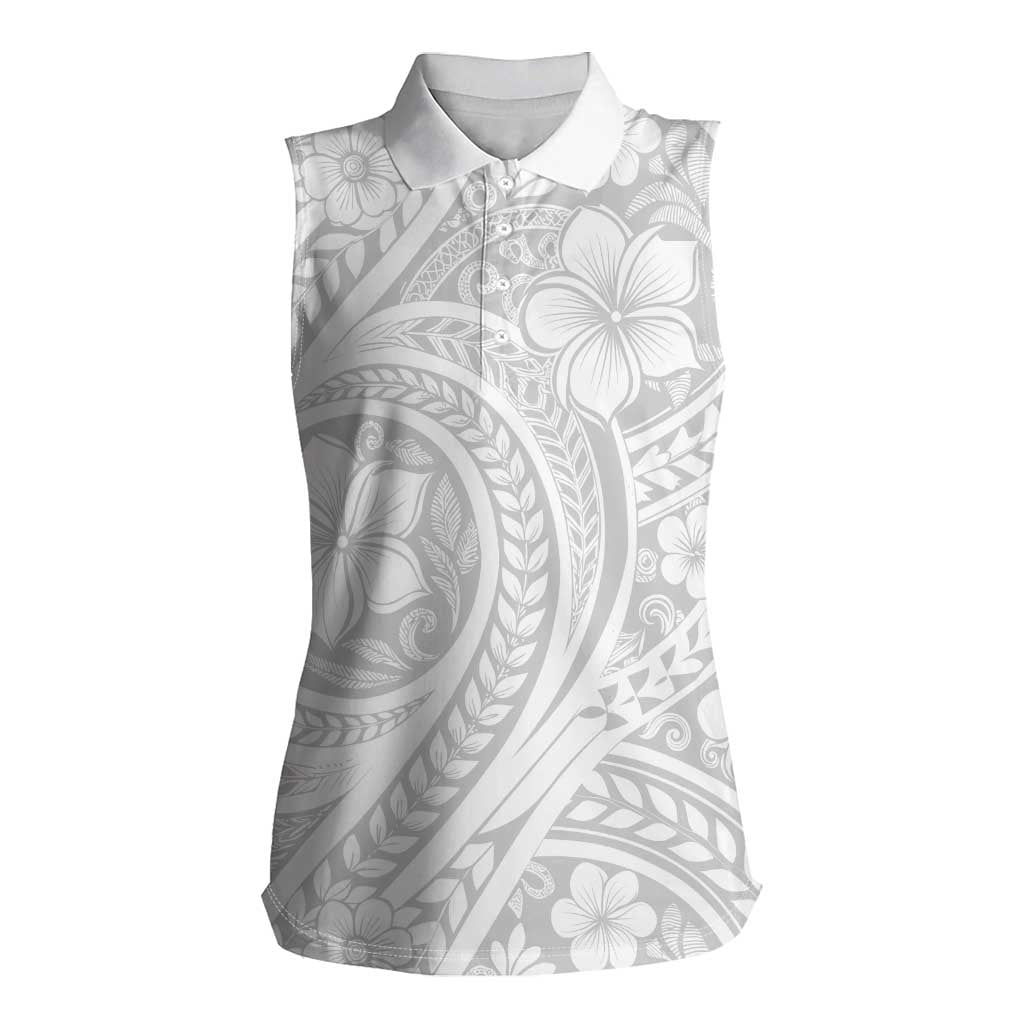 Lotu Tamaiti Samoan Polynesian Tribal Women Sleeveless Polo Shirt - Polynesian Pride
