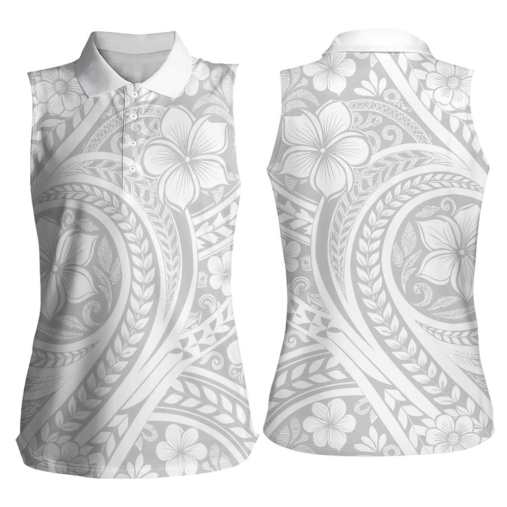 Lotu Tamaiti Samoan Polynesian Tribal Women Sleeveless Polo Shirt - Polynesian Pride