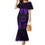 FSM Chuuk States Mermaid Dress Micronesia Vintage Polynesian Tribal Purple Version LT9 Women Purple - Polynesian Pride