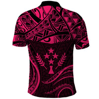 FSM Kosrae States Polo Shirt Micronesia Vintage Polynesian Tribal Pink Version LT9 - Polynesian Pride