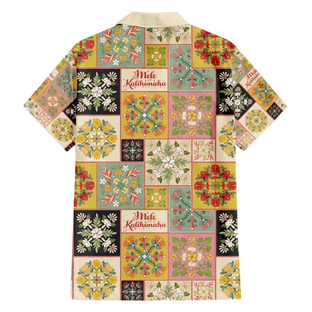 Mele Kalikimaka Hawaii Christmas Family Matching Puletasi and Hawaiian Shirt Melemele Mama Seamless Floral Motif LT9 - Polynesian Pride