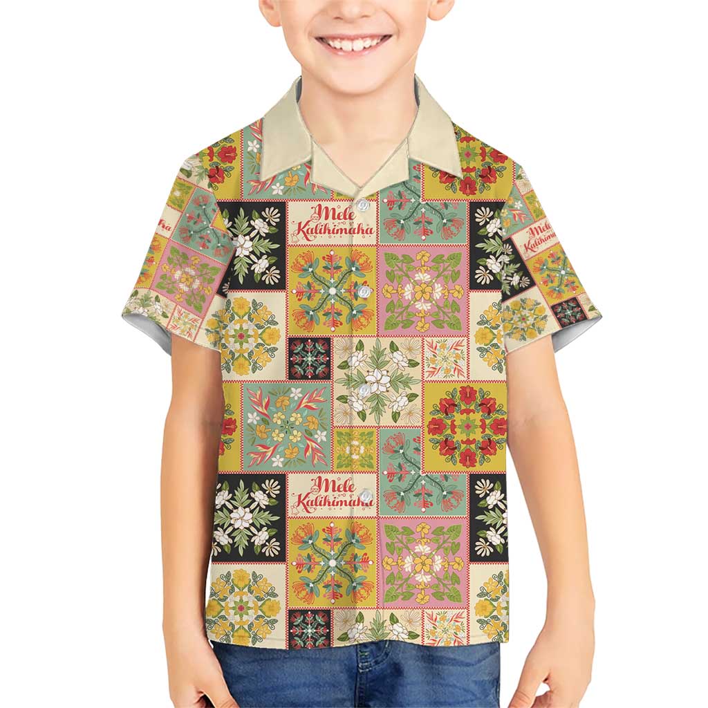 Mele Kalikimaka Hawaii Christmas Hawaiian Shirt Melemele Mama Seamless Floral Motif - Polynesian Pride
