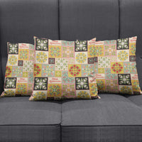 Mele Kalikimaka Hawaii Christmas Pillow Cover Melemele Mama Seamless Floral Motif LT9 - Polynesian Pride
