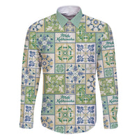 Mele Kalikimaka Hawaii Christmas Family Matching Summer Maxi Dress and Hawaiian Shirt Omaomao Seamless Floral Motif - Polynesian Pride