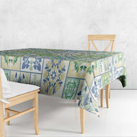 Mele Kalikimaka Hawaii Christmas Tablecloth Omaomao Seamless Floral Motif LT9 - Polynesian Pride