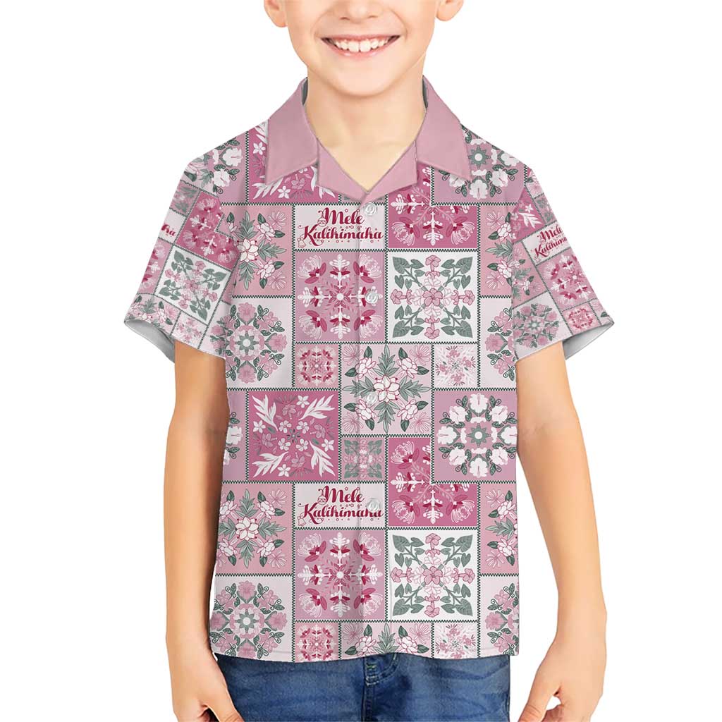 Mele Kalikimaka Hawaii Christmas Hawaiian Shirt Akala Seamless Floral Motif - Polynesian Pride