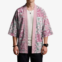 Mele Kalikimaka Hawaii Christmas Kimono Akala Seamless Floral Motif LT9 - Polynesian Pride