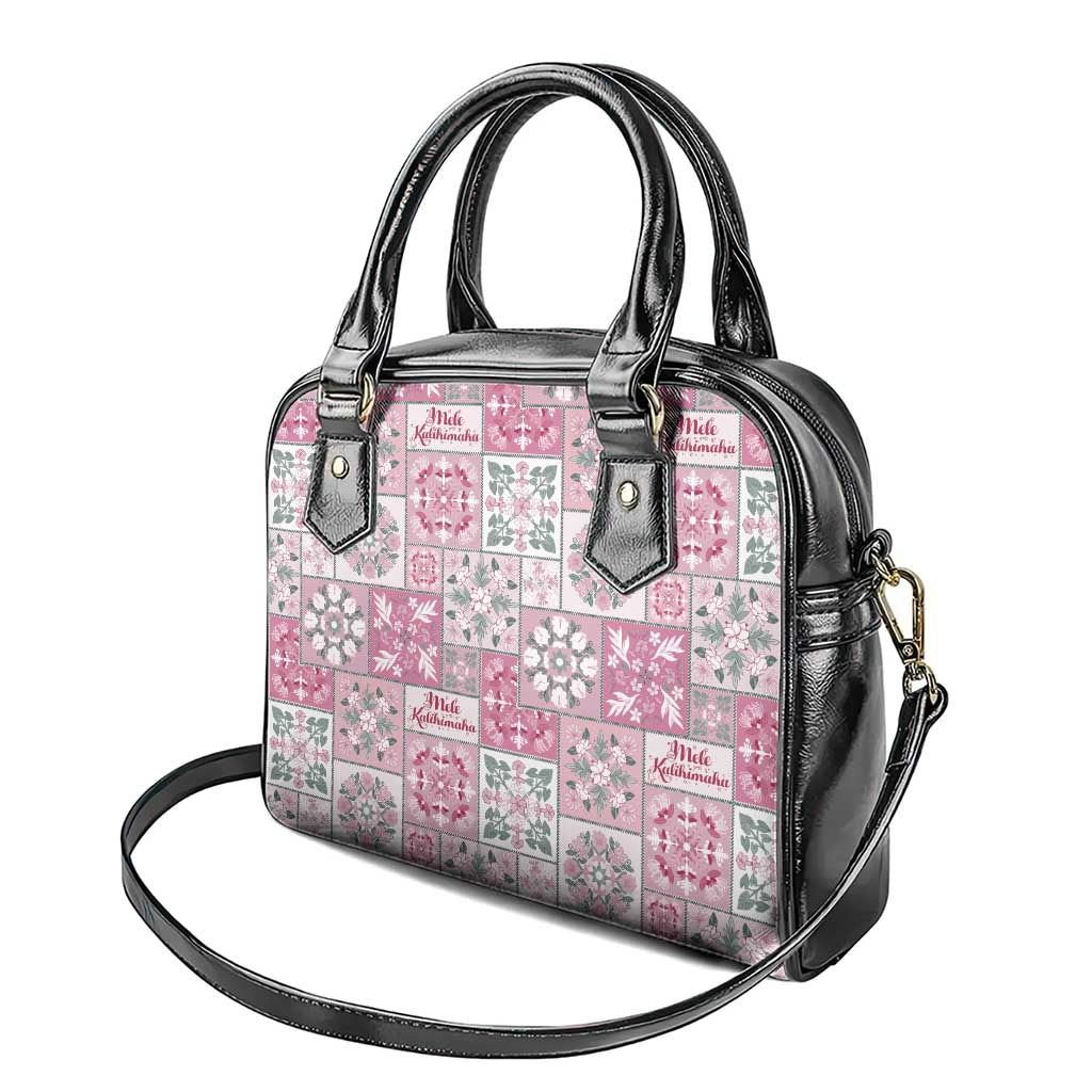 Mele Kalikimaka Hawaii Christmas Shoulder Handbag Akala Seamless Floral Motif - Polynesian Pride