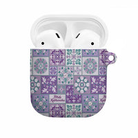 Mele Kalikimaka Hawaii Christmas AirPods Case Poni Seamless Floral Motif - Polynesian Pride