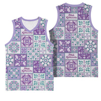 Mele Kalikimaka Hawaii Christmas Basketball Jersey Poni Seamless Floral Motif LT9 - Polynesian Pride