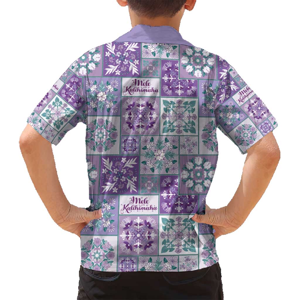 Mele Kalikimaka Hawaii Christmas Family Matching Off Shoulder Maxi Dress and Hawaiian Shirt Poni Seamless Floral Motif - Polynesian Pride